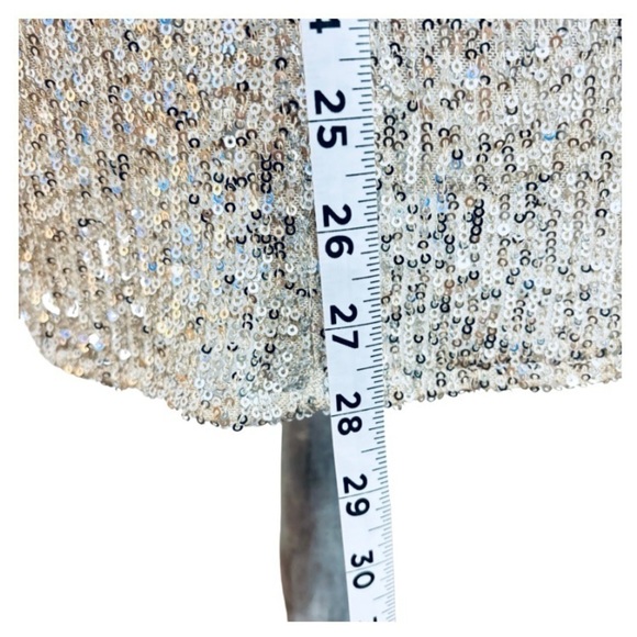 Worthington Womens Sleeveless Sequin Slip Dress Size Small - Picture 10 of 10